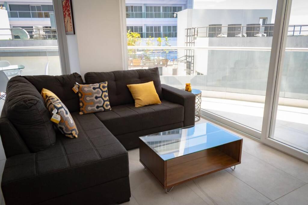 M3 Lujoso Y Comodo Departamento Con Playa 2 Piscinas Cancha De Tenis Jacuzzi Seguridad 24 Horas Manta Exterior photo